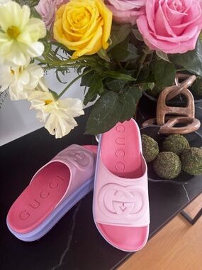 Women's Gucci Slide Sandal "Candy"